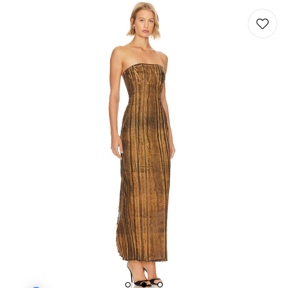 H:ours

Dahlila Maxi Dress in Coated Vintage Brown